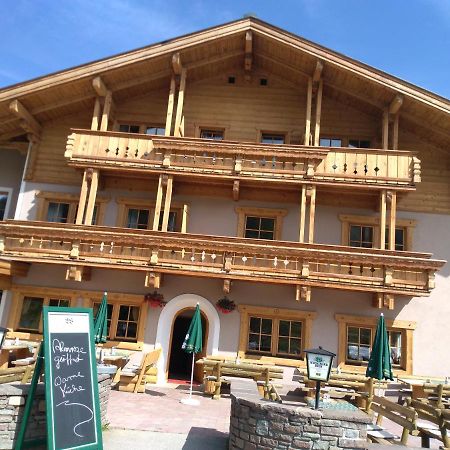 Alpengasthof Almrose Im Heutal Unken Exterior foto