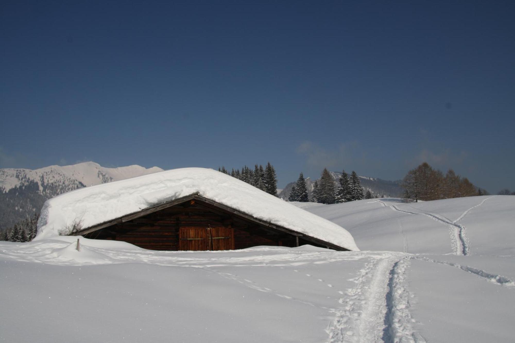 Alpengasthof Almrose Im Heutal Unken Exterior foto